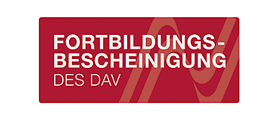 Fortbildungsbescheinigung DAV